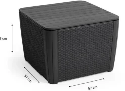 Allibert Hocker Met Opbergruimte (57X57 Cm)