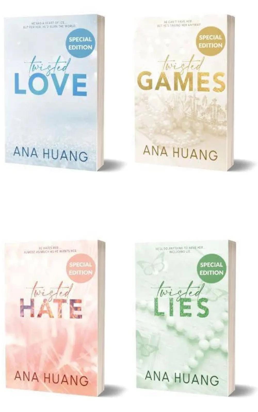 wehkamp Ana Huang Twisted Love Games Hate Lies Set