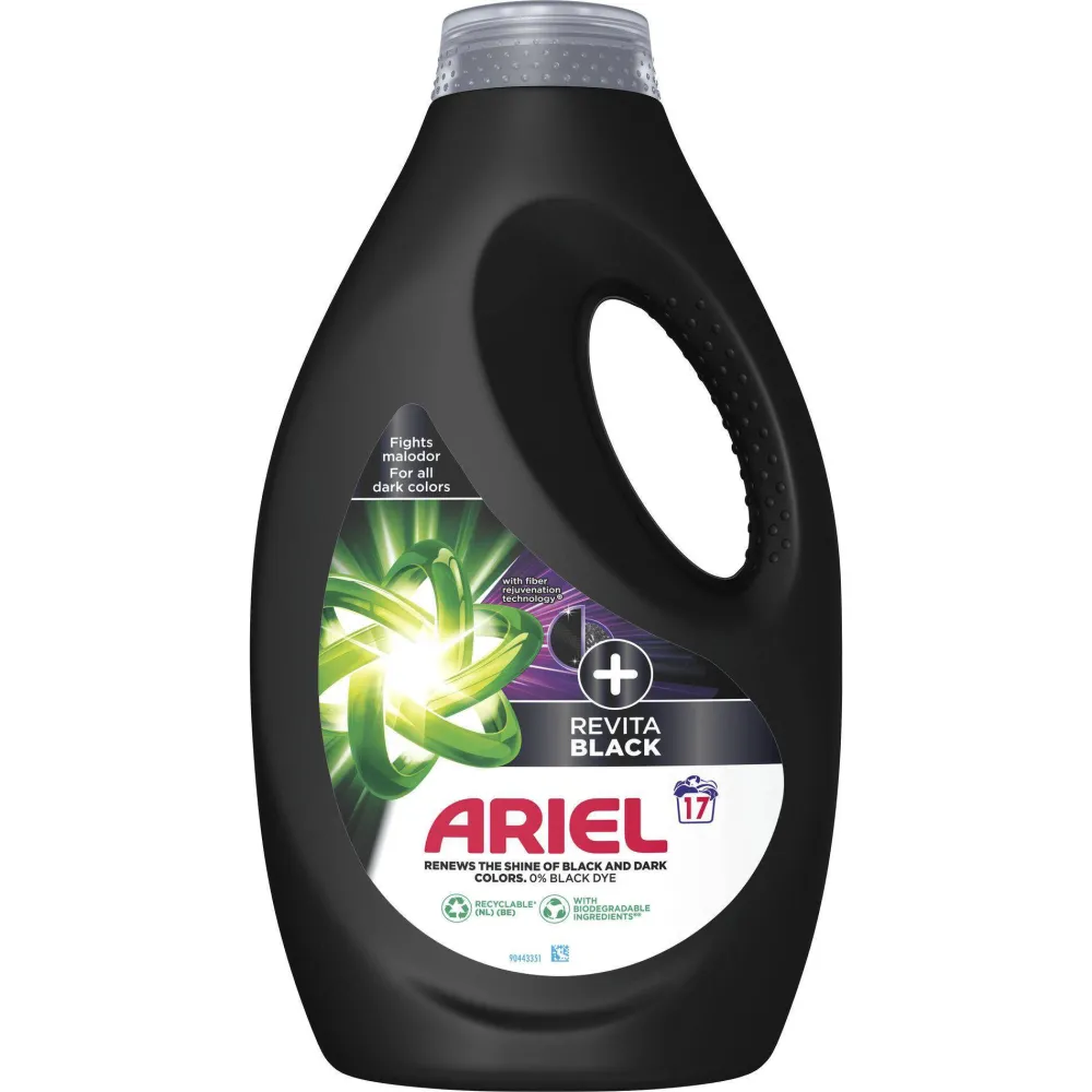 Sale Ariel Vloeibaar Wasmiddel + Revitablack - Voor De Zwarte Was - 4 X 17 Wasbeurten - 68 Wasbeurten