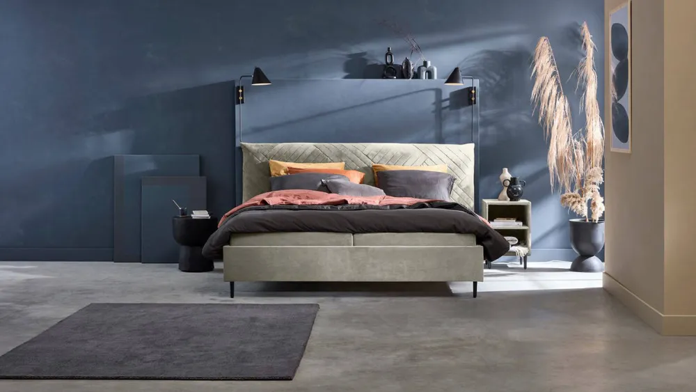 Hot B Bright Bed Sapphire (160X200 Cm)