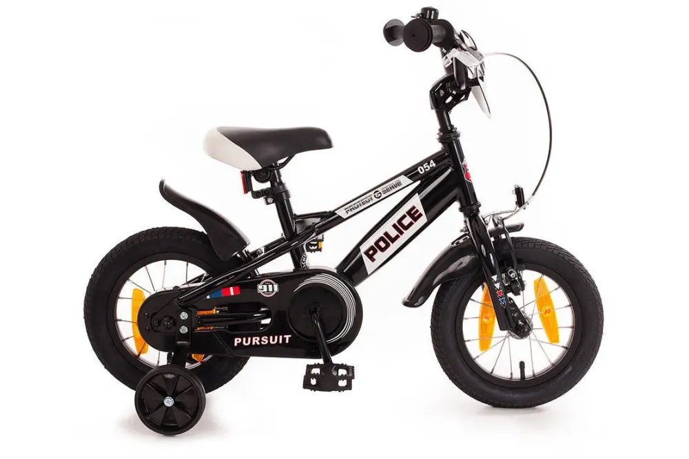 Bachtenkirch New Police Kinderfiets 12 Inch Zwart