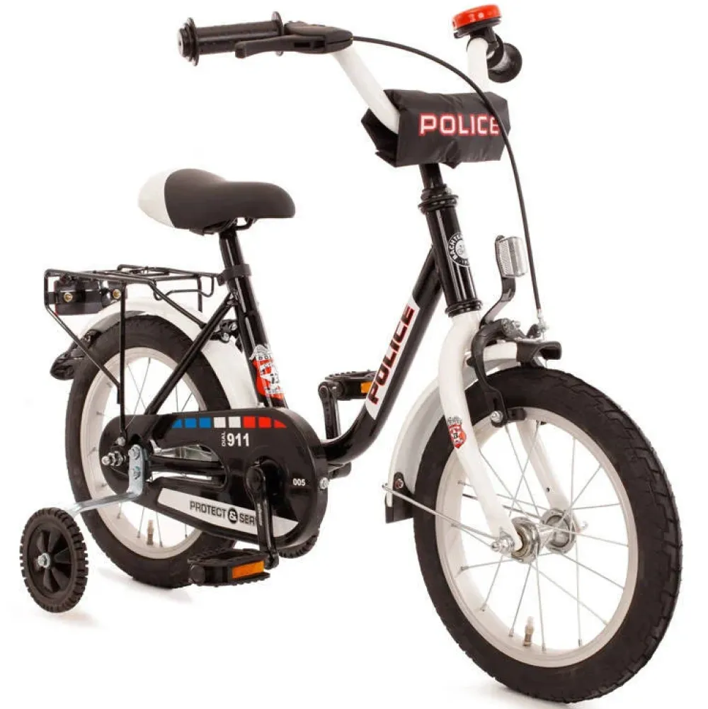 Bachtenkirch Police Kinderfiets 16 Inch Zwart