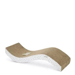 Hot Beeztees Wiva Kartonnen Krabplank 52X21X10 Wit/Bruin