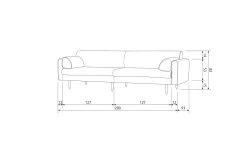 New BePureHome 3-Zitsbank Muze