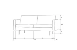 Best BePureHome 2-Zitsbank Rodeo