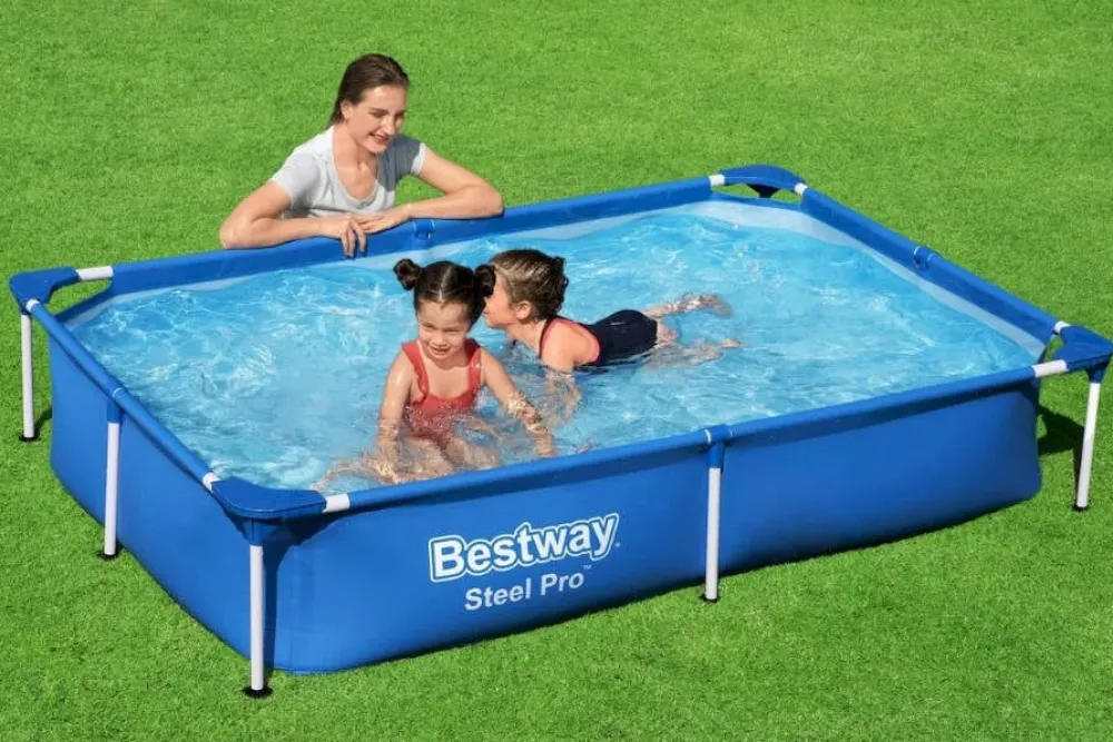 Bestway Steel Pro 56401 Steel Pro Frame Zwembad 221 Cm