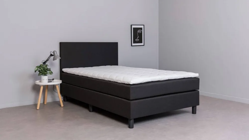Beter Bed Complete Boxspring Box Owen Vlak Met Gestoffeerd Matras (140X200 Cm)