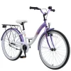 BikeStar Classic Kinderfiets 24 Inch Lila