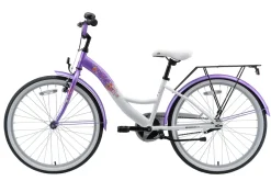 BikeStar Classic Kinderfiets 24 Inch Lila