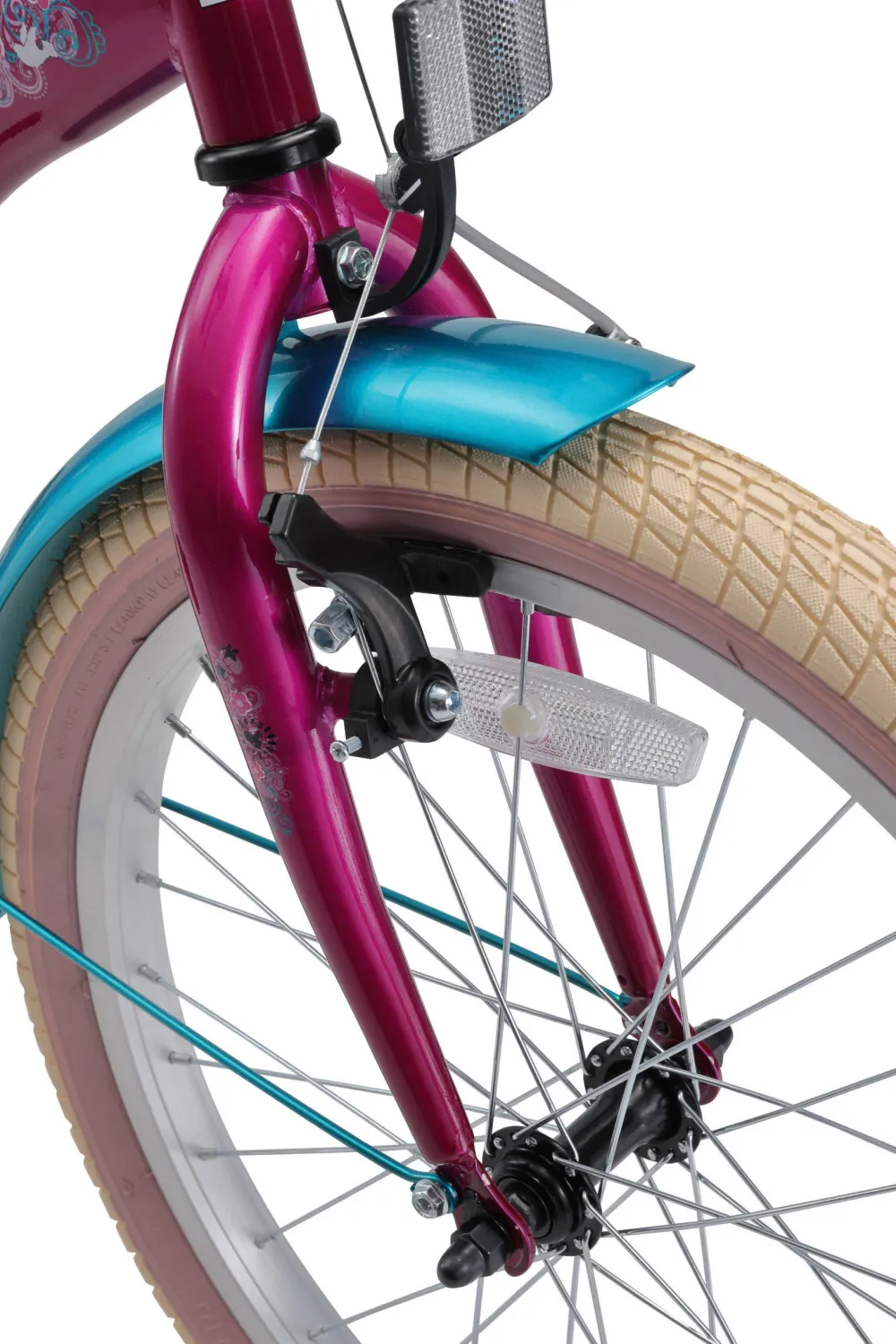 BikeStar Classic Kinderfiets 20 Inch Paars