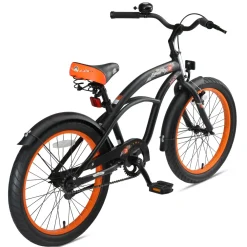 BikeStar Cruiser Kinderfiets 20 Inch Zwart