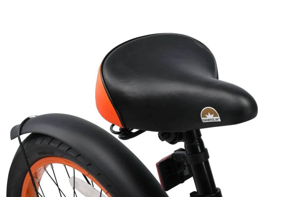 BikeStar Cruiser Kinderfiets 20 Inch Zwart