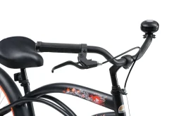 BikeStar Cruiser Kinderfiets 24 Inch Zwart