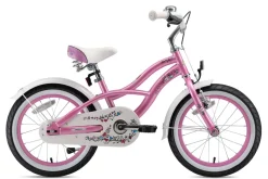BikeStar Cruiser Kinderfiets 16 Inch Roze