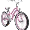 BikeStar Cruiser Kinderfiets 20 Inch Roze