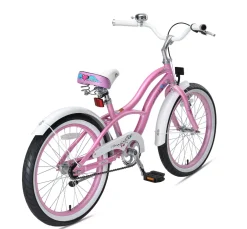 BikeStar Cruiser Kinderfiets 20 Inch Roze