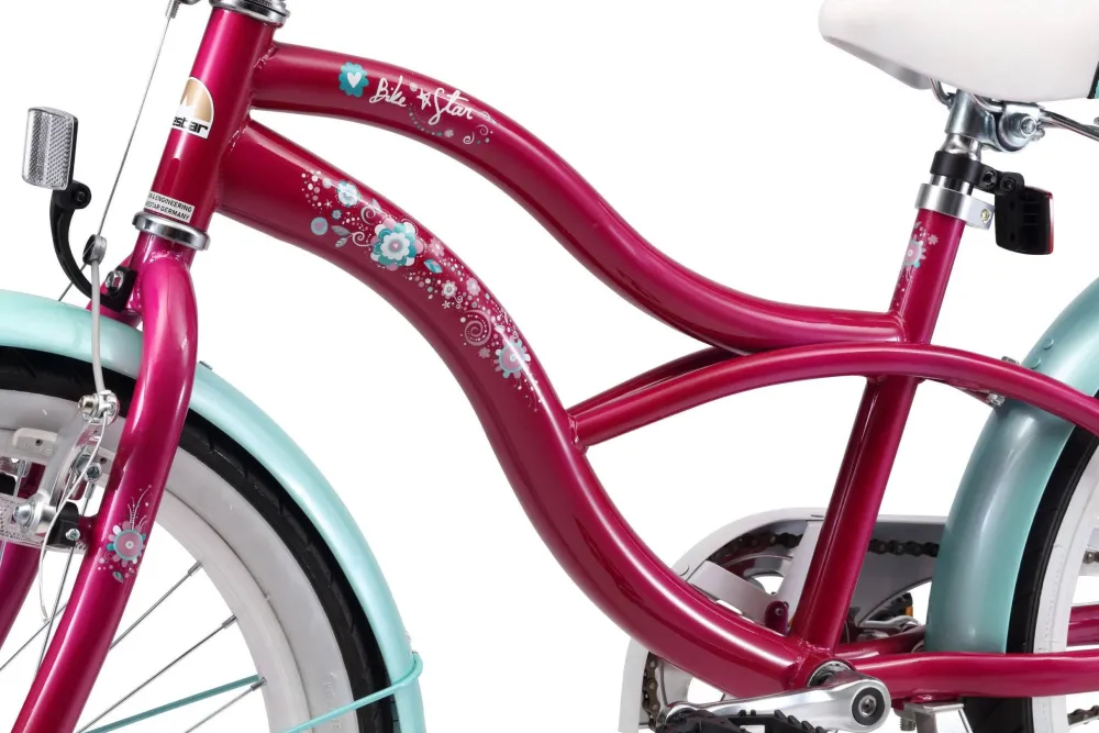 BikeStar Cruiser Kinderfiets 20 Inch Lila