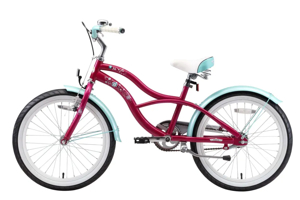 BikeStar Cruiser Kinderfiets 20 Inch Lila