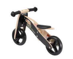 BikeStar Mini Loopfiets 2 In 1, Hout, Zwart