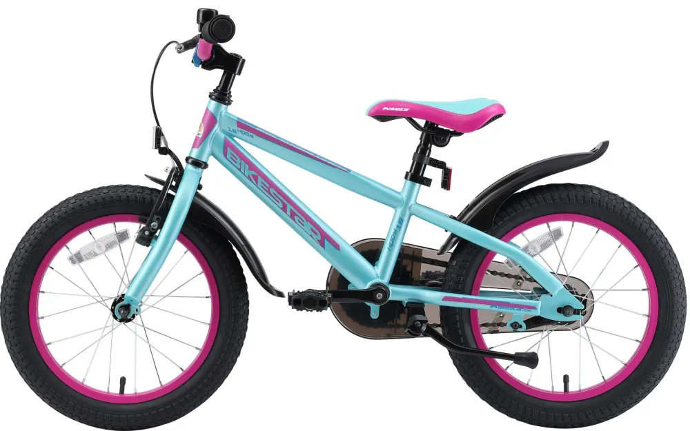 BikeStar Urban Jungle Kinderfiets 16 Inch Paars /Turquoise
