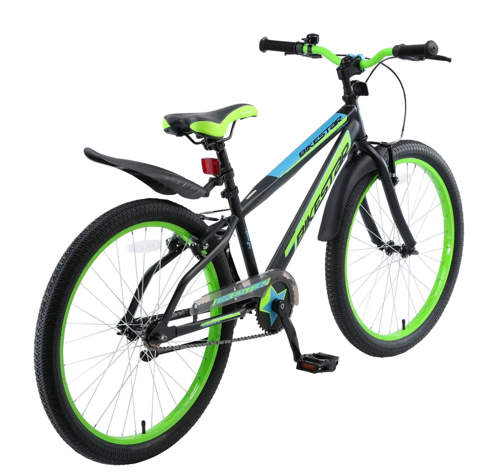 BikeStar Urban Jungle Kinderfiets 24 Inch Zwart
