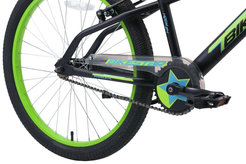 BikeStar Urban Jungle Kinderfiets 24 Inch Zwart