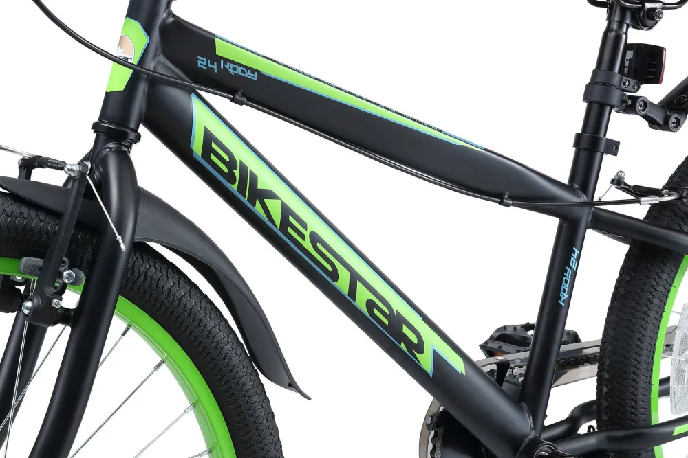 BikeStar Urban Jungle Kinderfiets 24 Inch Zwart