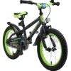 BikeStar Urban Jungle Kinderfiets 16 Inch Zwart /Groen