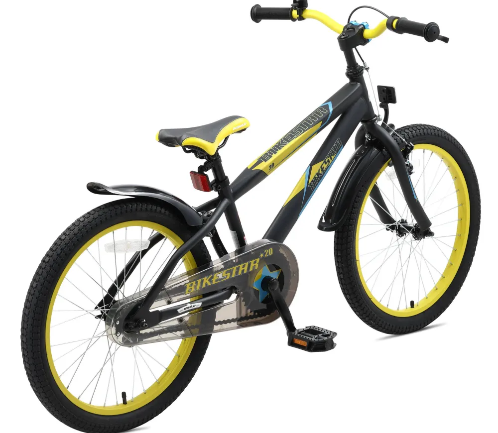 BikeStar Urban Jungle Kinderfiets 20 Inch Zwart