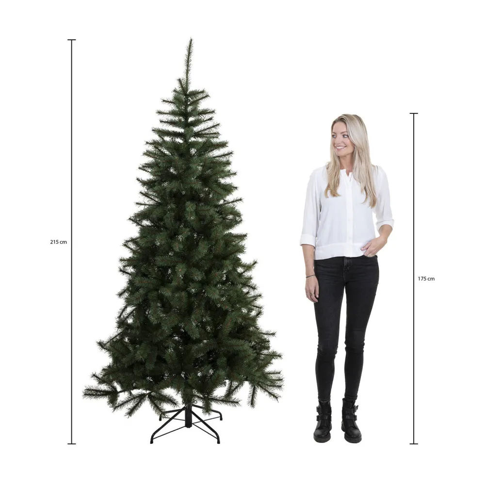 Outlet Black Box Trees Kerstboom Brampton (H215Xo142 Cm)
