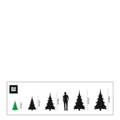 New Black Box Trees Kerstboom Millington (H120 X O71 Cm)
