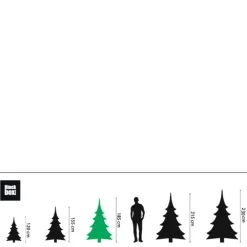 Outlet Black Box Trees Verlichte Kerstboom Frasier (H185 X O124 Cm)