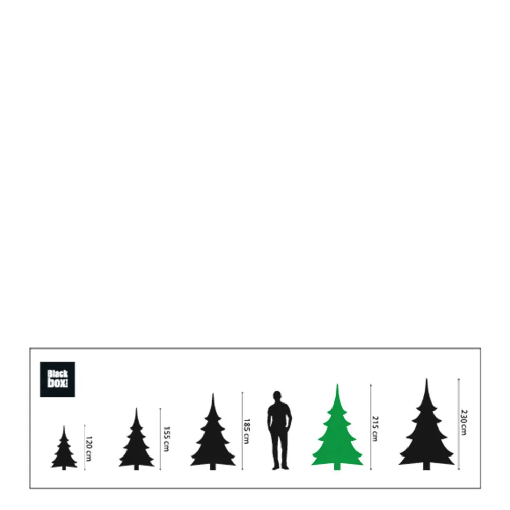 Black Box Trees Verlichte Kerstboom Millington (H215 X O109 Cm)