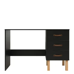 Discount Bopita Bureau Floris Mat Zwart/Naturel