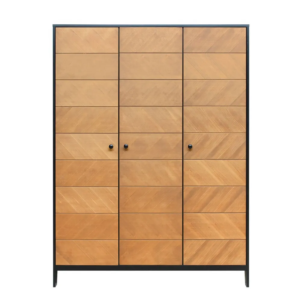 Discount Bopita 3-Deurskast Job Vintage Honey