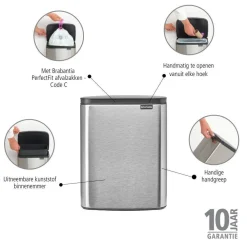 Best Brabantia Bo Afvalemmer (12L)