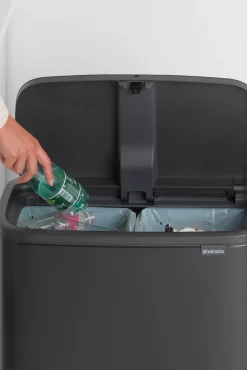 Best Brabantia Bo Touch Bin Prullenbak (2X30L) (Afvalscheiding)