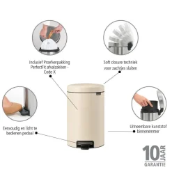 Best Brabantia Newicon Pedaalemmer (12L)