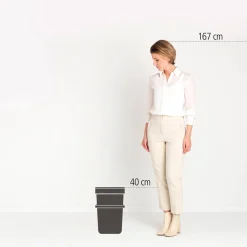 Brabantia Sort & Go Prullenbak (16L)