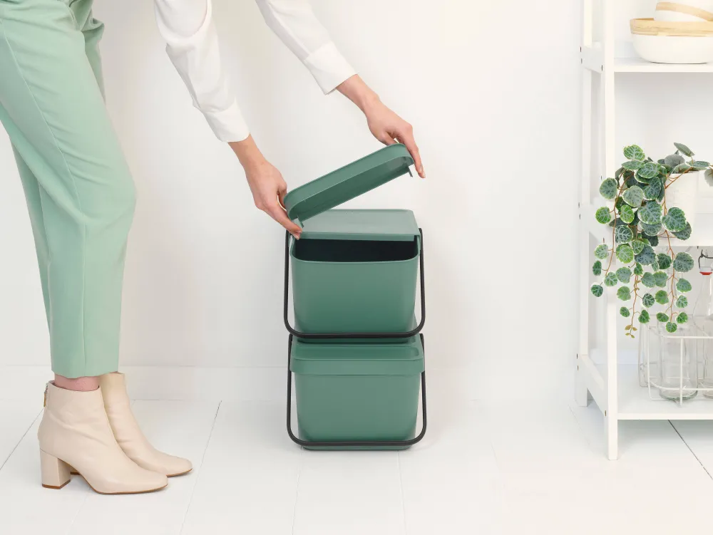 Hot Brabantia Sort & Go Stapelbaar Stapelbare Afvalemmer (20L)