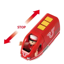 Brio Houten Oplaadbare Rode Passagierstrein Met Usb Kabel - 33746