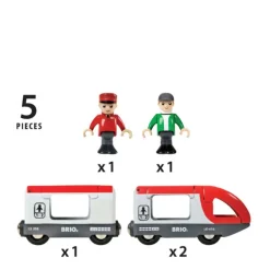 Brio Houten Rode Passagierstrein - 33505