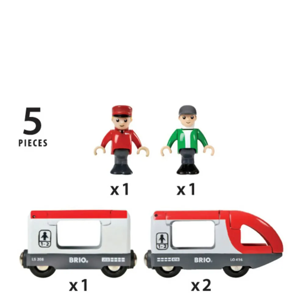Brio Houten Rode Passagierstrein - 33505
