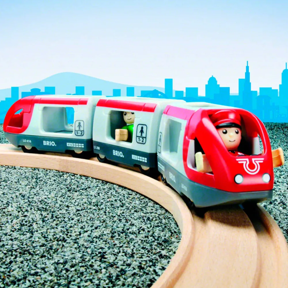 Brio Houten Rode Passagierstrein - 33505