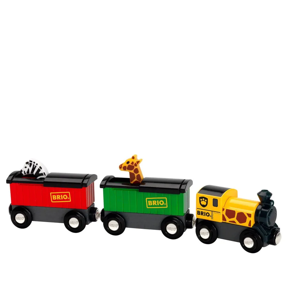Brio Houten Trein Met Safari Dieren