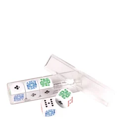 Buffalo 5 Dobbelstenen Poker 16Mm In Doosje Set Van 5 Pokerdobbelstenen In Doosje