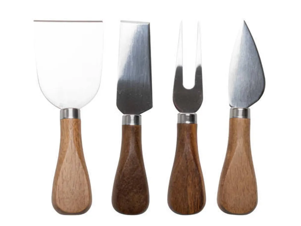 Online CasaLupo Kaasmesjes Met Houder - 4 Stuks