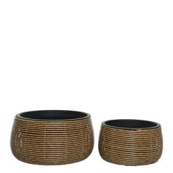 Decoris Bloempot Jolie Set Van 2 (O48, 36 Cm)