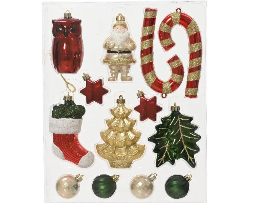 Best Decoris Kersthanger Mixbox (Set Van 13)