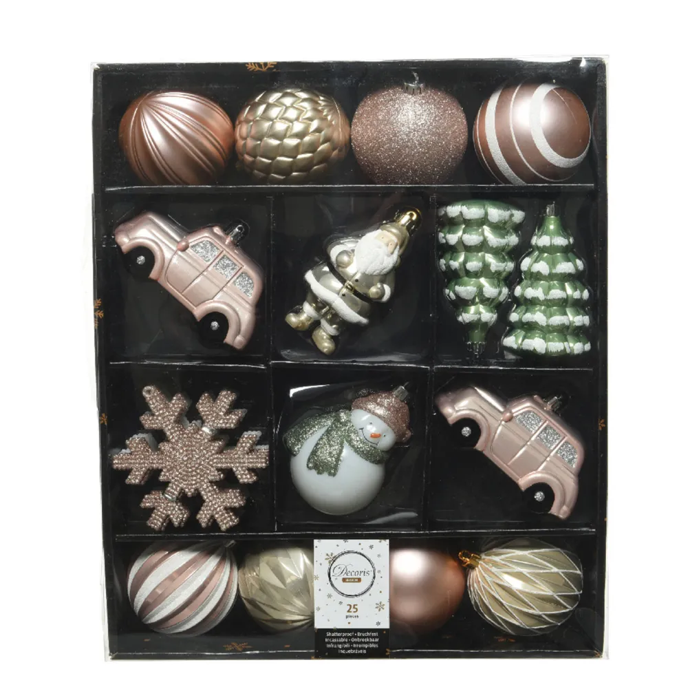 Sale Decoris Kesthanger Mixbox Glitter (Set Van 25)